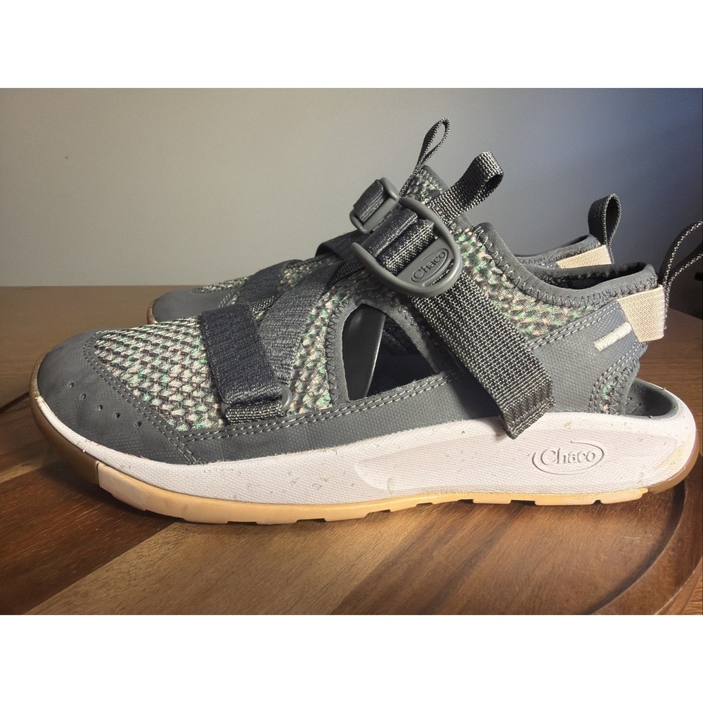 Chaco Odyssey Mist Quail Gray Hiking Sandals Shoe J107306 Womens Size 8